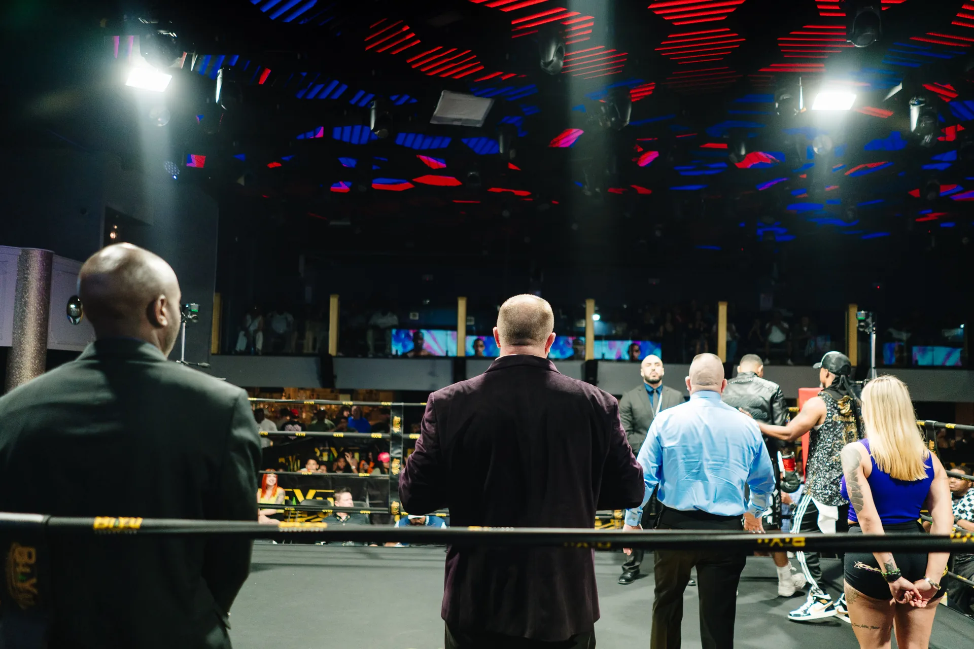 BIYU Arena LED ring setup